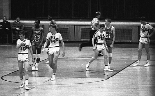 Basketball - J.B. Blocher, Vince Shawver, Ed Dallam and Mike ALt